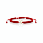 Bratara cu snur si talpite aur 14k