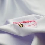 Bratara cu snur si Hello Kitty din aur 14k