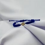 Bratara cu snur si minge aur 14k