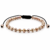 Bratara cu cristale rotunde si 10 bilute aur 14k - imagine 3