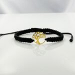 Bratara cu snur si pomul vietii aur 14k