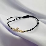 Bratara nume Maria si bilute aur 14k