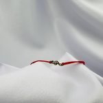 Bratara cu snur si cheia sol din aur 14k