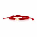 Bratara cu snur si coronita 2 din aur  14k