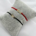 Set bratari cu pandantiv love din aur 14k