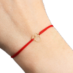 Bratara cu snur si Minnie forma din aur 14k