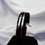 Set bratari cu pandantiv tablita si bilute din argint 925