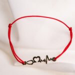 Bratara cu snur si puls aur 14k