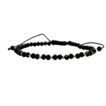 Bratara duo cu 10 bilute din aur 14k si cristale rotunde