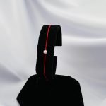 Bratara cu snur si biluta din argint 925