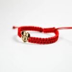 Bratara cu snur si personaj Minnie aur 14k