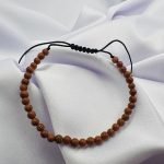 Bratara cu snur reglabil si piatra soarelui