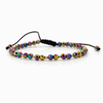 Bratara cu bilute din aur 14k si cristale rondele