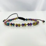 Bratara cu bilute din aur 14k si cristale rondele