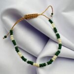 Bratara cu 5 bilute din argint 925 si margelute toho