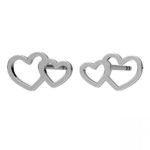 Cercei inimioare din argint 925