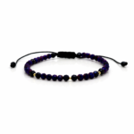 Bratara cu bilute din aur 14k si cristale colorate