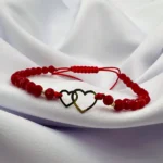 Bratara cu inimioare si bilute din aur 14k