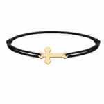 Inel snur reglabil si aur14k – cruciulita