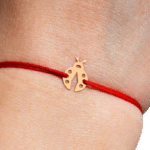 Bratara cu snur si gargarita din aur 585 14k