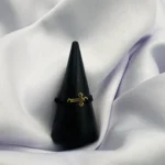 Inel snur reglabil si aur14k – cruciulita