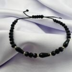 Bratara cu elemente din aur si cristale combinate