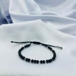 Bratara cu bilute din aur 14k, cristale si margelute Miyuki