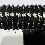 Bratara cu initiala si bile din argint 925