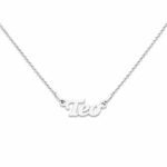 Colier cu nume Teo din argint 925