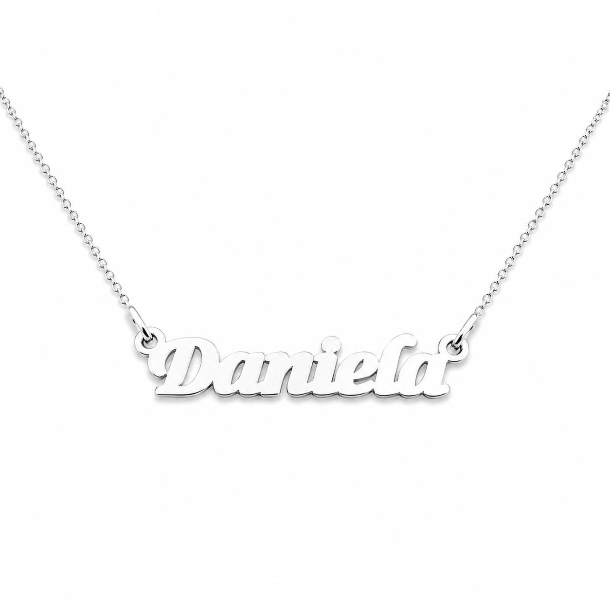 WhatsApp Image 2026-05-12 at 18.02.25 (3) Colier din argint 925 cu nume Daniela - imagine 1