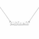 Colier cu nume Mihaela din argint 925