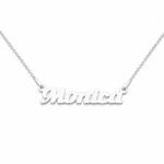 Colier cu nume Monica din argint 925