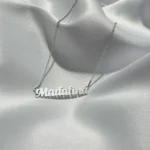 Colier cu nume Madalina din argint 925