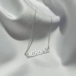 Colier cu nume Mihaela din argint 925