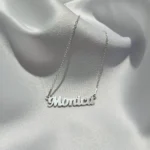 Colier cu nume Monica din argint 925
