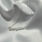 Colier cu nume Georgiana din argint 925