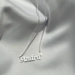 Colier cu nume Andra din argint 925