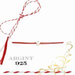Martisor bratara din argint 925 - coronita 2