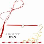 Martisor bratara din argint 925 - Inimioare