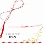 Martisor bratara cu snur - perla si miyuki