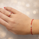 Martisor set bratara + inel cu pietricica Swarovski reglabile