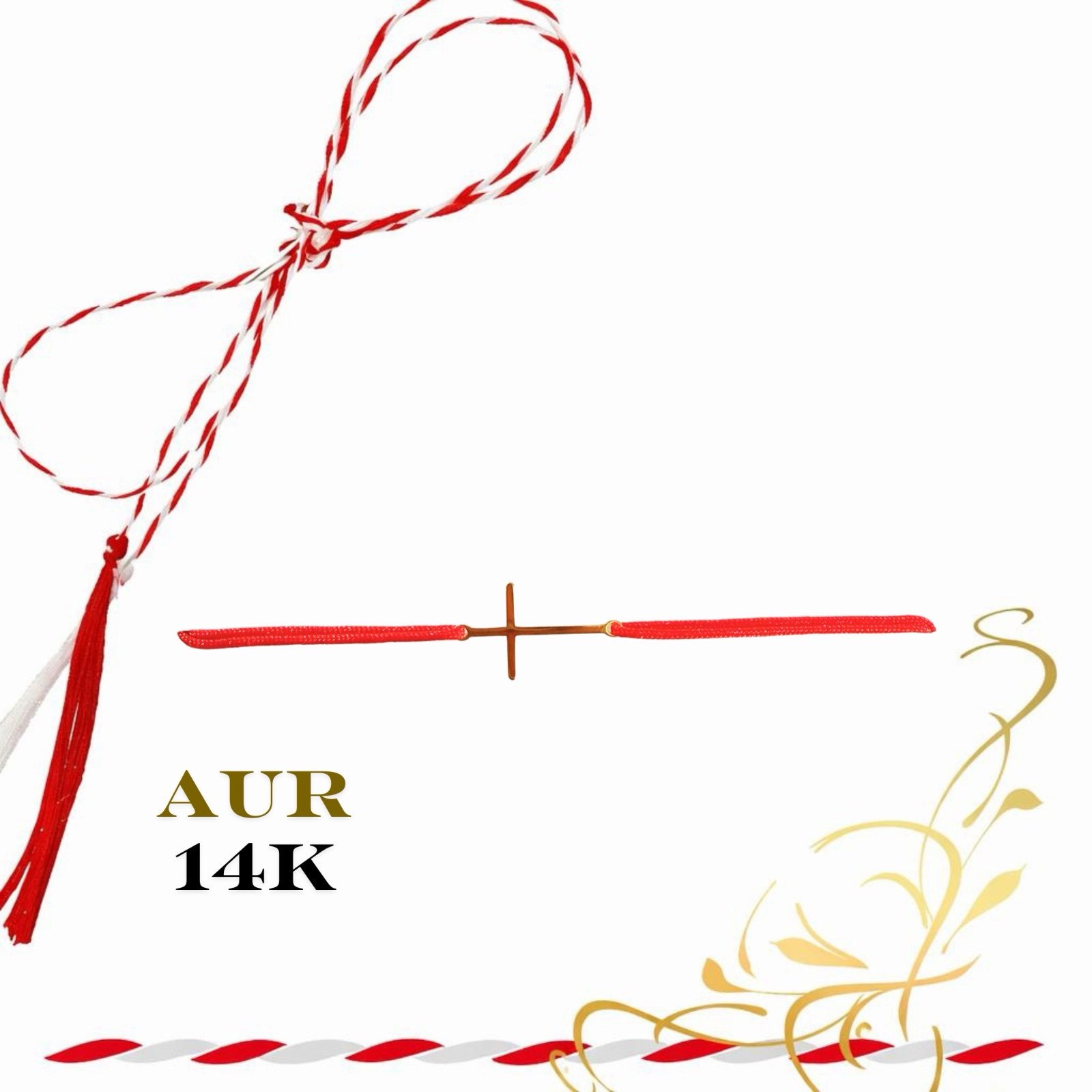 77b5dc60-98cd-4c02-a320-c449df290ffd Martisor bratara din aur 14K - Cruciulita - imagine 1