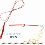 Martisor bratara din argint 925 - inimioara cu cruciulita