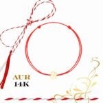 Martisor bratara din aur 14K - Trifoi 1