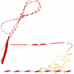 Martisor bratara cu snur - perla si miyuki