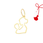 Martisor din aur 14K - Pandandiv mama si copilul