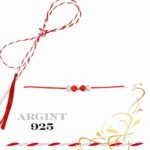 Martisor bratara din argint 925 - biluta si cristale