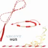 Martisor bratara din argint 925 – 5 bilute si cristale - imagine 2
