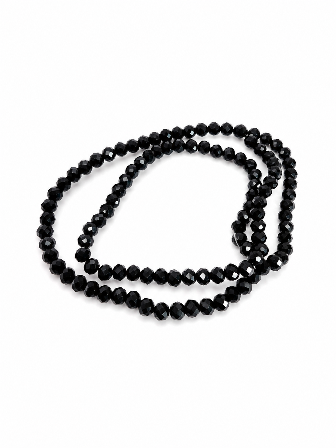 eb69885d-c1fe-4522-99f7-b9d9c9959a54 Sirag cristale rondele fatetat 4x3mm - negru - imagine 1
